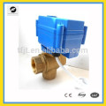 CWX15Q 3 way electric automatic ball valve DN12 DN20 DN25 for water equipment, Small equipment for automatic control